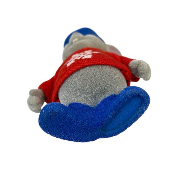 VTG Disney The Rescuers Down Under Bernard Felt Flocked Christmas Ornament w/Box - Picture 7 of 13